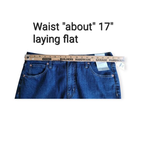 Gap dark wash High Rise Kick Flare Ankle Length Jeans Spring 2025 NWT size 14 - Picture 9 of 16